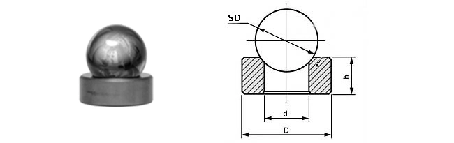 Yg6/Yg8 V11-150 Tungsten Carbide Seat Parts for Sucker Rod Pumps