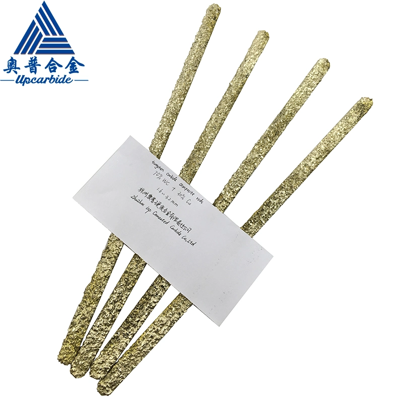 Yd-3 1.6~3.2mm 60/40 Cooper Based Particles Can Be Customized 680MPa Tungsten Carbide Rods