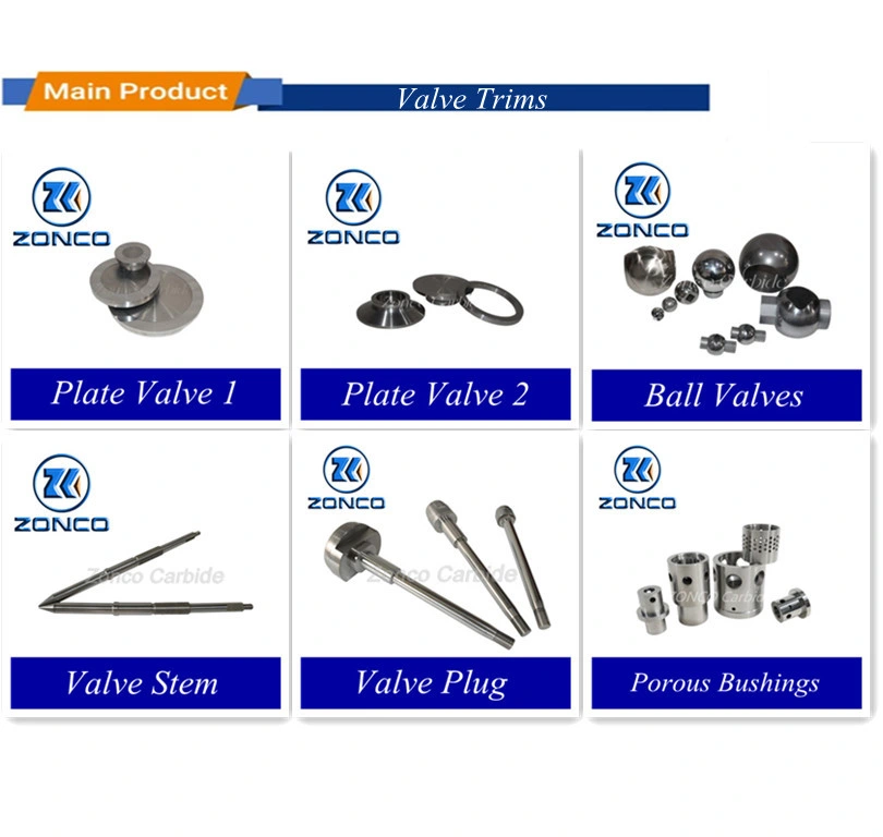 Wear Parts High Accuracy Cemented Carbide Parts for Downhole Tools