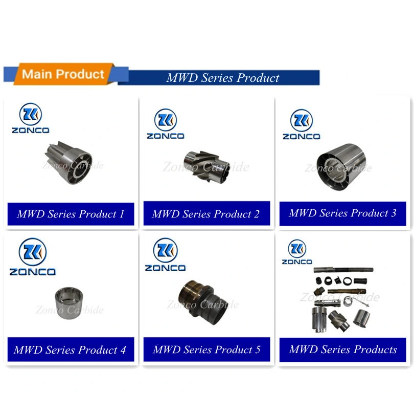 High Hardness Tungsten Carbide Torsion-Impactor Components with Extraordinary Anti-Erosion and Wear-Resistant Performance, Designed by Customer.