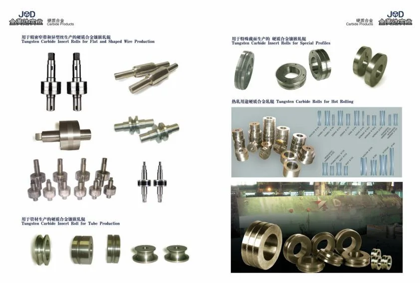 Tungsten Carbide Rolls for Rib Bar Production