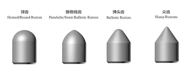 Hard Rock Cemented Carbide Slotting Bits