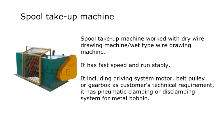 Satle 0.4-1.8mm Wire Cable Take-up Machinery with Good Price