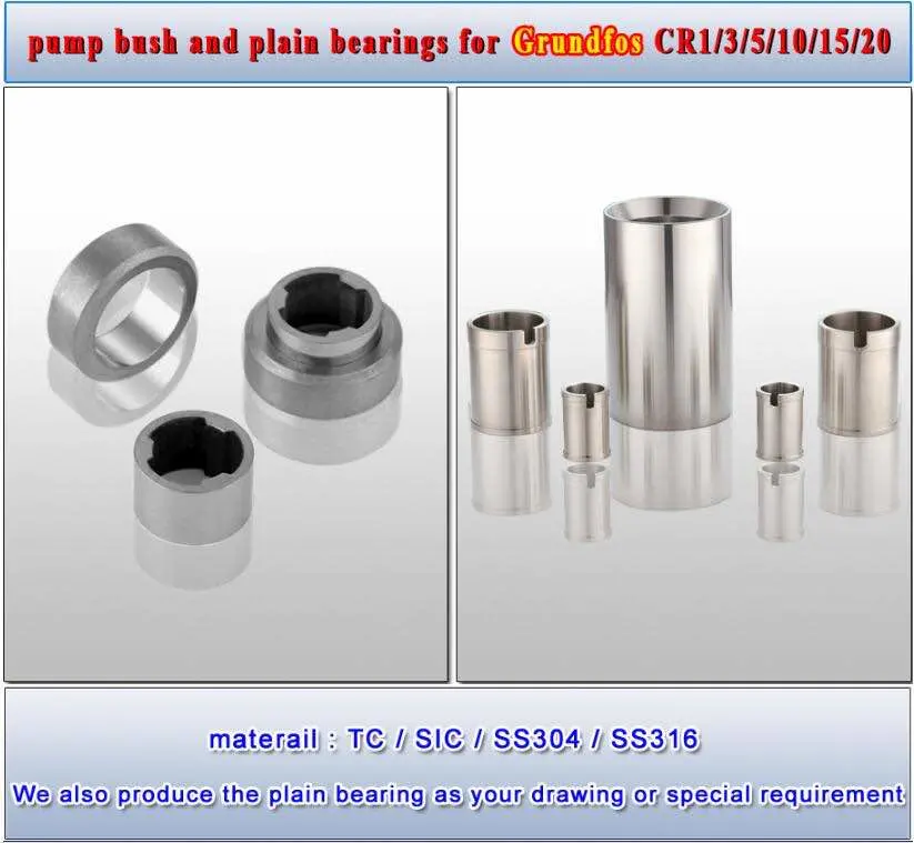 Tungsten Carbide Bush Sleeve, Friction Bearing, Radial Bush &amp; Sleeve