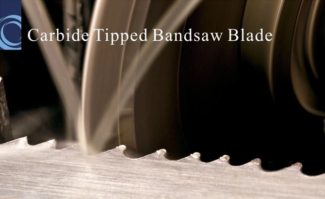 Tungsten Carbide Tipped Bandsaw Blades for Cutting Hard Steel