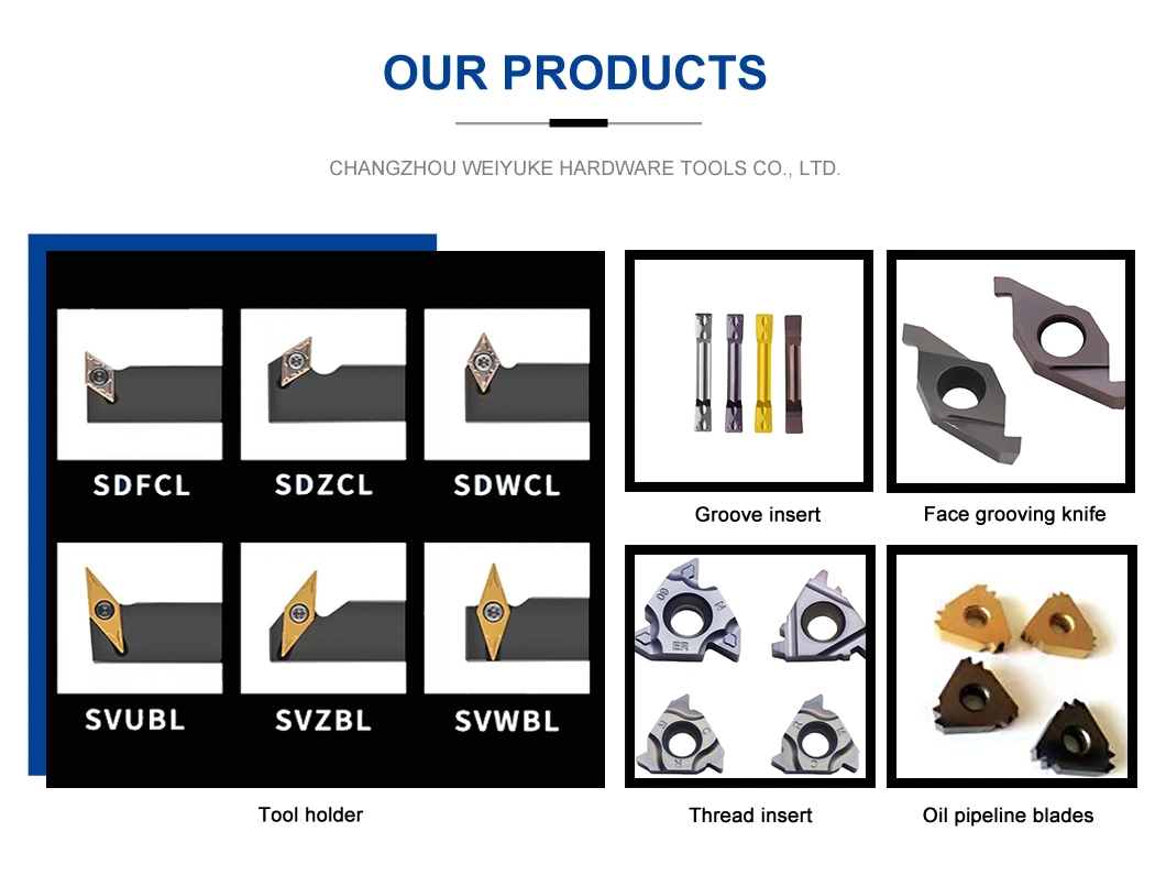 Wyk Dnmg150404/08/12 Tungsten Cemented Carbide Inserts Cutting Tools for Stainless Steel Carbide Cutter Blades Cnmg Dnmg 120408/120412/090404/190612/190616