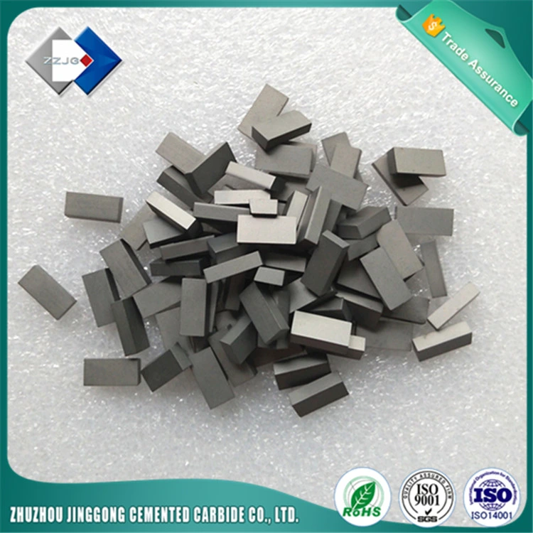 P20 Tungsten Carbide Brazed Tips Type D2 for Making Milling Tools.