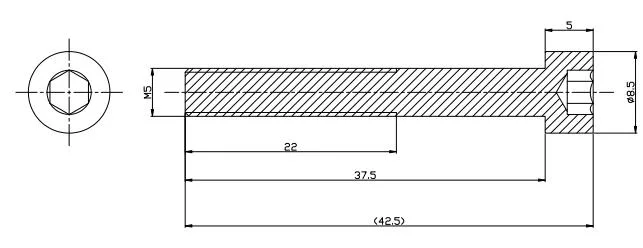 High Temperature Tungsten Screws, Tungsten Bolts, W Nuts