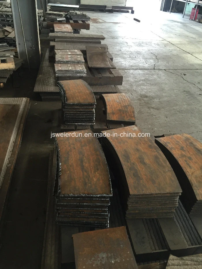 Paper Industry Chromium Carbide Hardness Welding Bimetal Wear Resisting Steel Plates