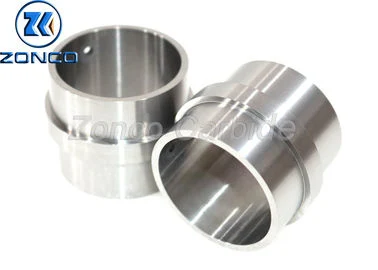 Mirror Polished Cemented Tungsten Carbide Sleeve Good Performance High Temperature Wear Parts in Oil and Gas Industry