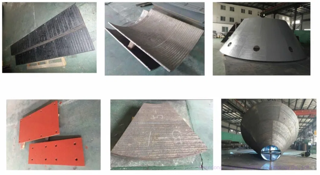 Carbide Cladding Hardfacing Wear Resistant Plate, Fabricated Wear Working Parts