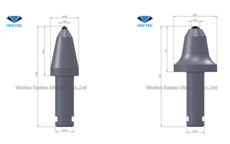 U95 High Performance Drilling Diamond Cutting Rock Tools /Diamond Coal Mining Picks for Coal Mining/Made