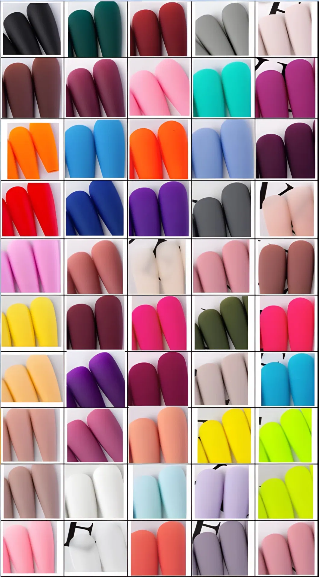 Free Sample Wholesale Various Color Custom Long Press on Nails for Women