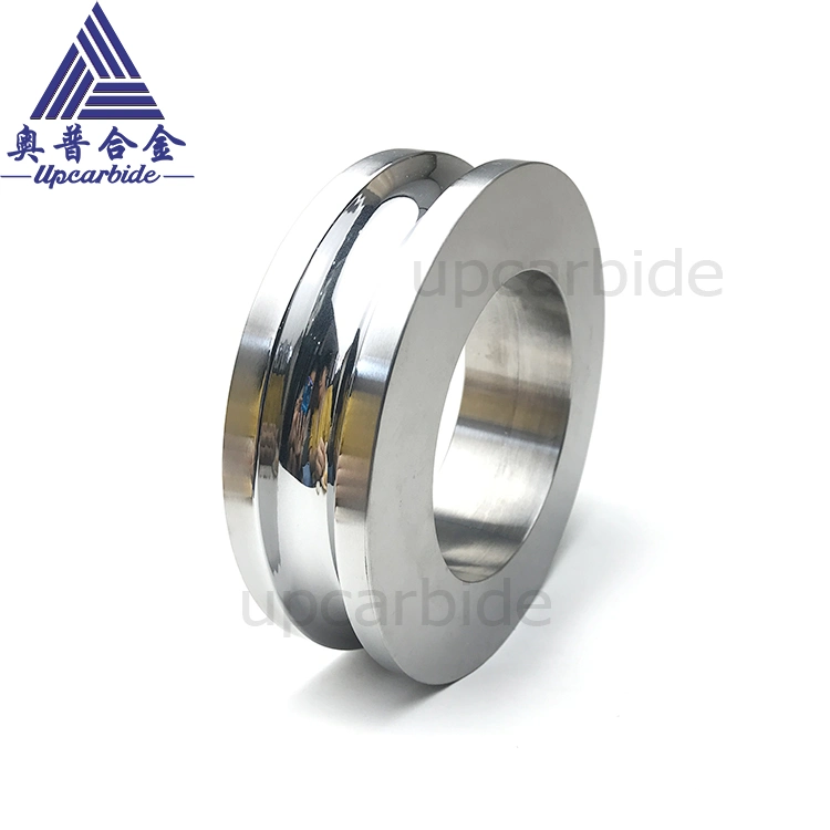 Manufacture Od180*ID110*50mm for The Stainless Wire Traction Grooved Roller Tungsten Carbide Wheel