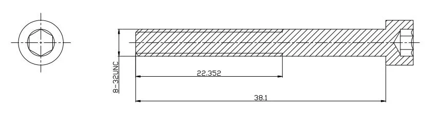 Tungsten Screw Bolt Nut Used in Machine Part