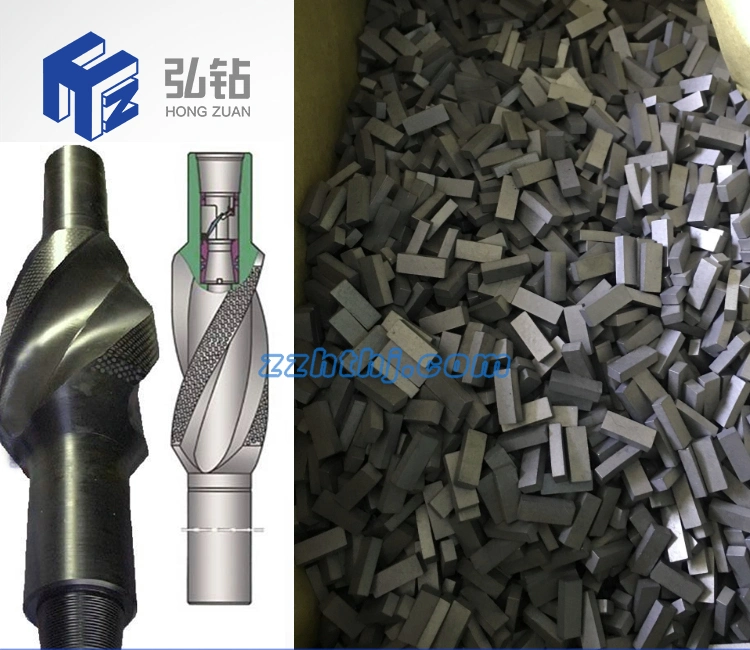 Standard Cemented Carbide Inserts for Use as Spiral Stabilizers