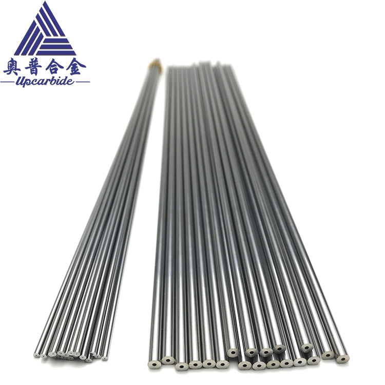 Tungsten Carbide Rod with Straight Helical Holes Unground &amp; Ground for Metal Working Dia4*330