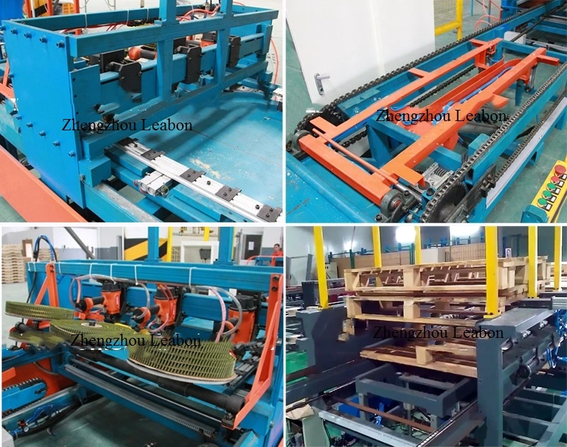 European Standard Wooden Block Pallet Nailer Nailing Making Machine