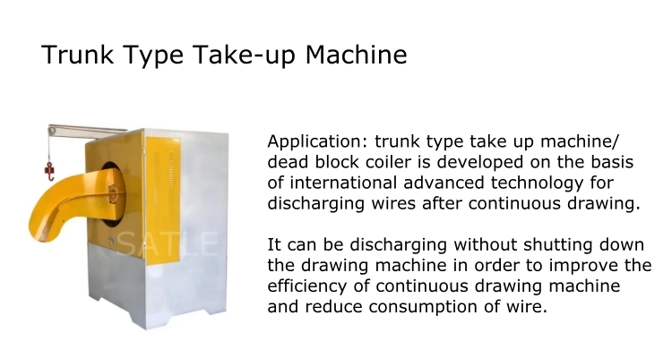 Satle 0.4-1.8mm Wire Cable Take-up Machinery with Good Price