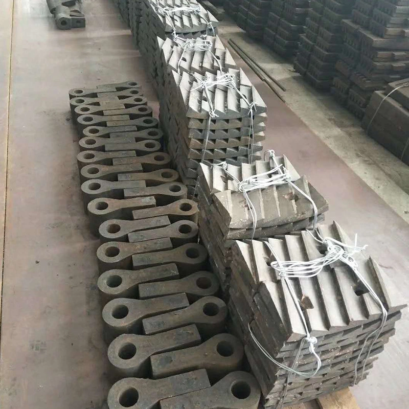 Factory Direct Sales High Wear Resistant Martensitic Steel with Ceramic Blow Bars Terex Impact Crusher Blow Bars Carbide Crusher Wear Parts