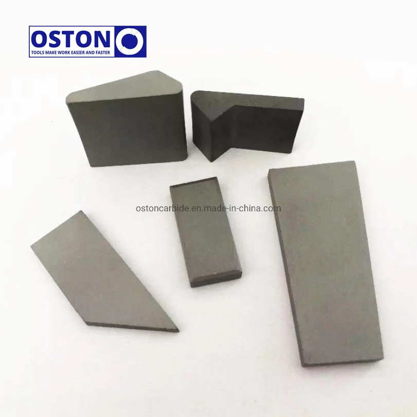 Tungsten Carbide Wear Plates Worked as Agricultural Parts,Tungsten Carbide Square Brazed Plates Soldered-on Blade,Cemented Carbide Agricultural Machinery Parts