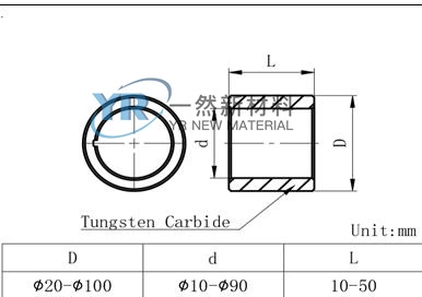 Tungsten Carbide Bearing Bushing for Electrical Submersible Pump