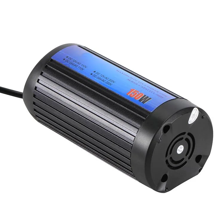 DC 12V to AC 120V 150W Smart Car Power Inverter with Dual USB Ports