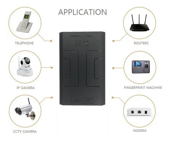 12V 2A Mini UPS Backup Power Supply