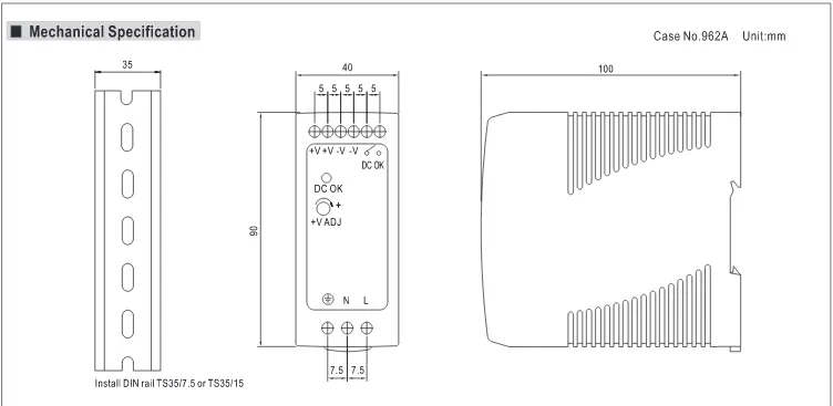 Power Supply Lrs-200-36 AC to DC Power Supply 5V 12V 24V 36V 48V 10A 20A 30A 40A Industrial Outdoor Power Supply