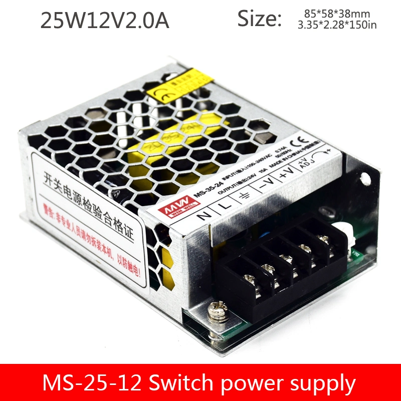 Ms-25-12 Mini SMPS Circuit 12 Volt 2A Switched Power Supply