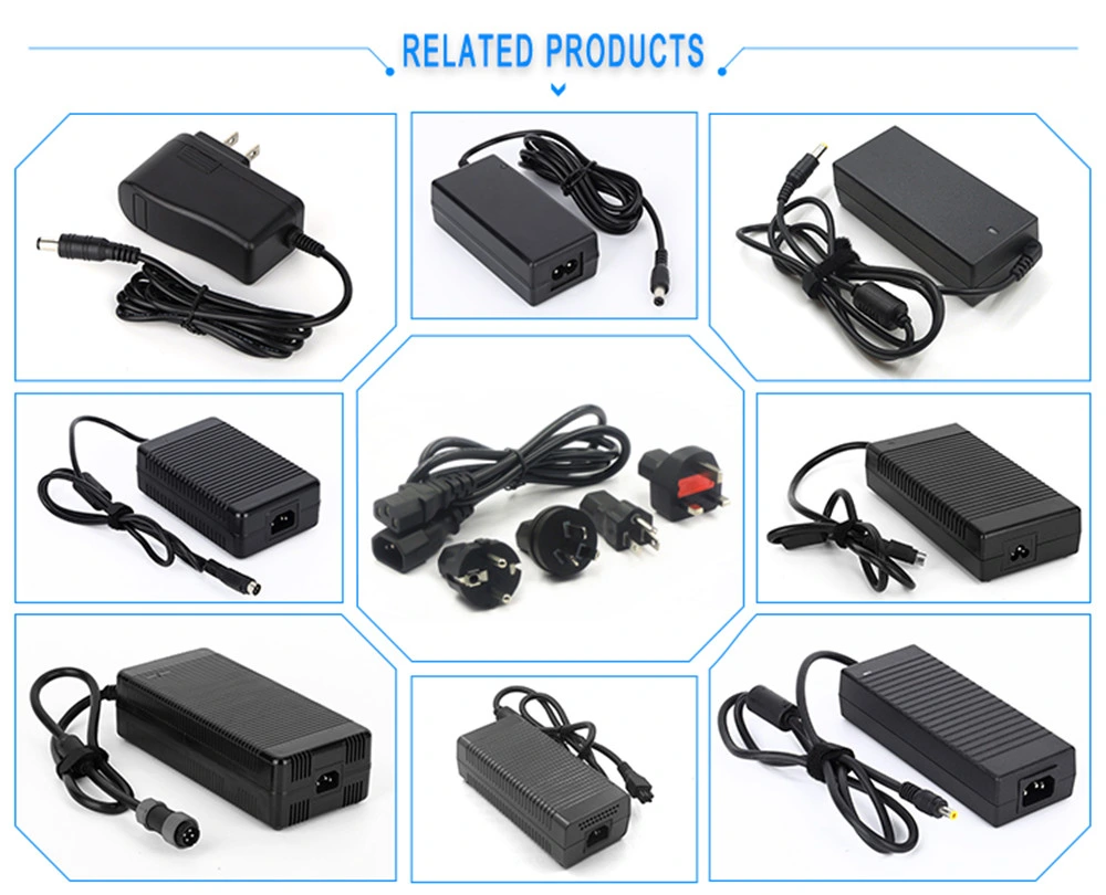 DOE VI Approved AC DC 60W 12V 5Amp Adapter Switching Power Supply For LED Strip Light CCTV Monitor