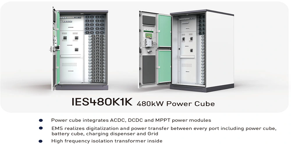 480kw Switching Power Supply 150V-1000V Power Cube for EV Charging Station