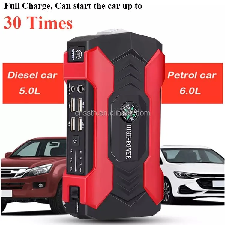 Emergency Portable Power Charger 12V 12000mAh Car Jump Starter