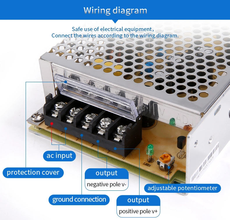 S-201-5 200W 5V 40A LED Driver Power Supply