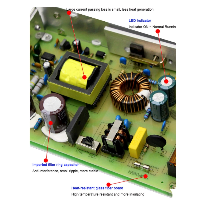 DC 12V 50A 50 AMP Switching Power Supply AC 110/220V Input 600W SMPS Electrical Power Supply