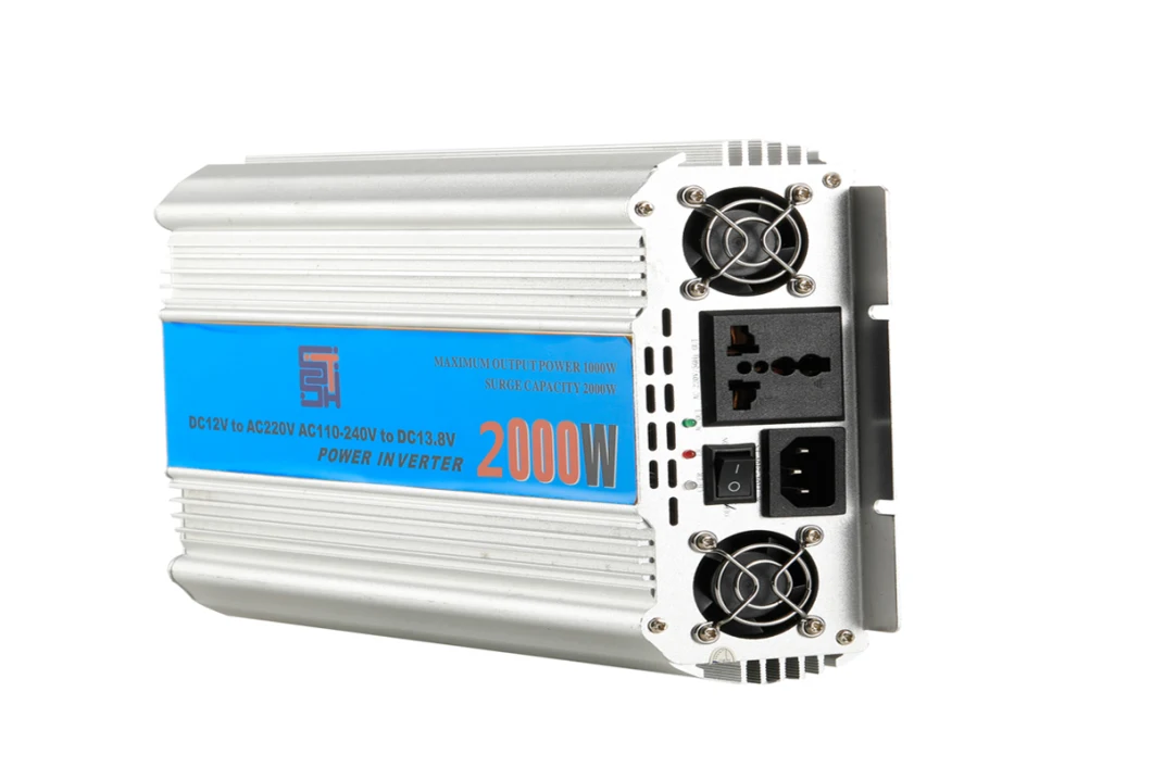 12V/24V DC to AC Pure Sine Wave 2000W Inverter with Battery Charger