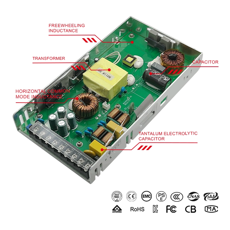 Bina 12 Volt LED Switching Power Supply Module 12V 60A Low Voltage Transformers CCTV Box