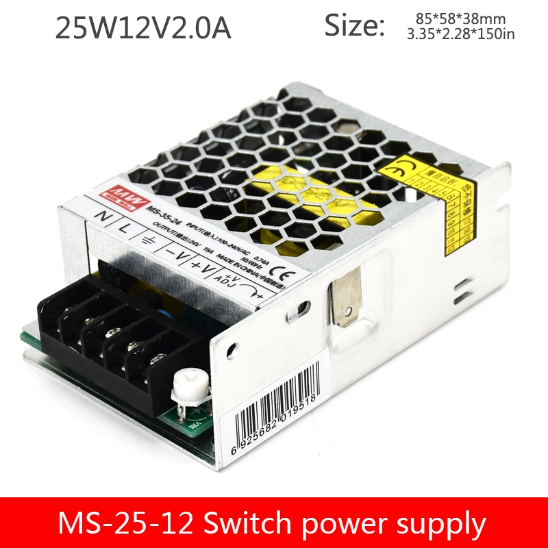 Ms-25-12 Mini SMPS Circuit 12 Volt 2A Switched Power Supply