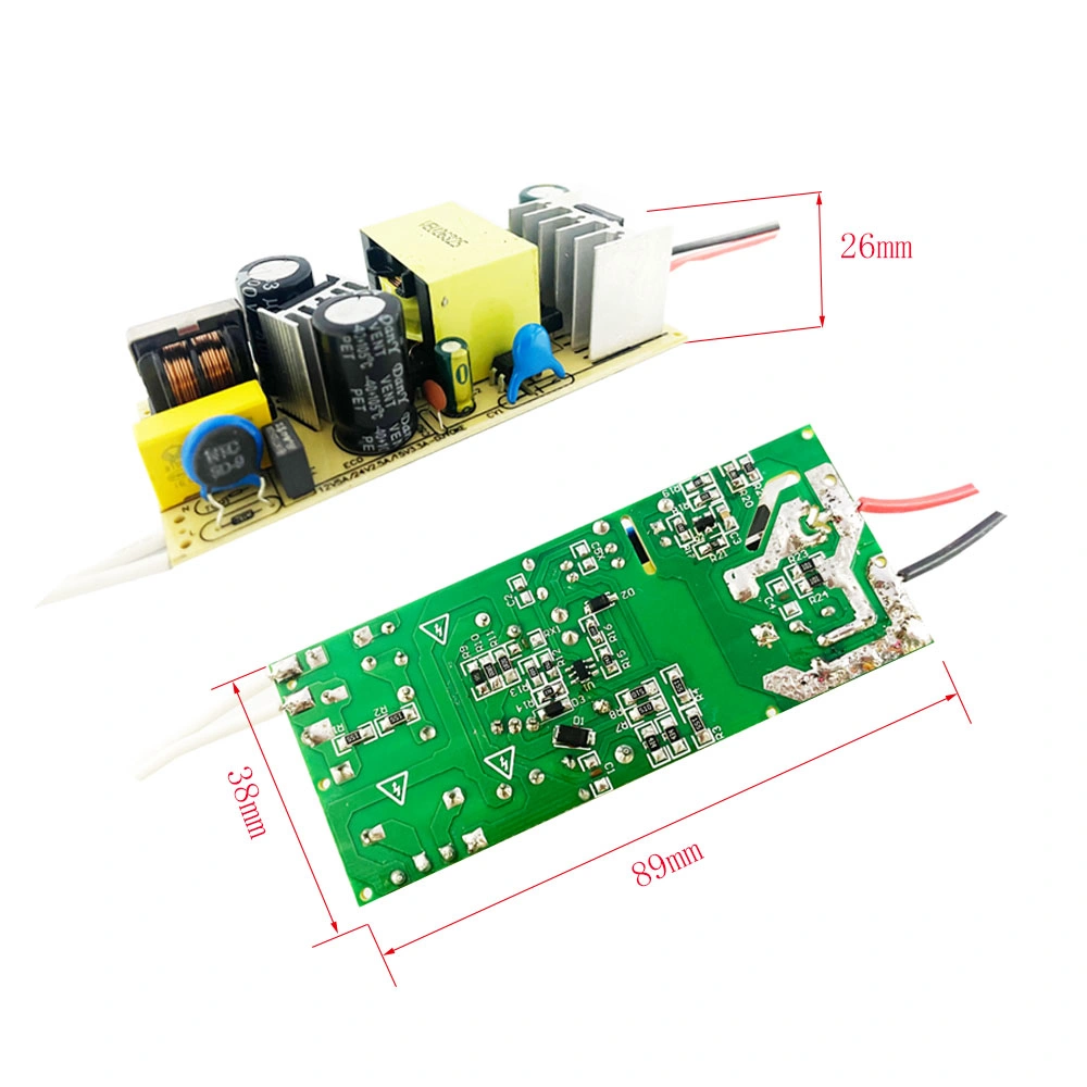 Customized Assembly PCB SMPS AC DC 24V2.5A Ceiling Fan LED Lamp Built-in Constant Voltage Power Supply Board 07