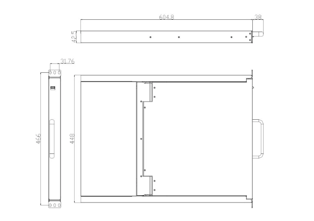 Automatic PS / 2 and USB Interface Detection Ld1908 Kvm