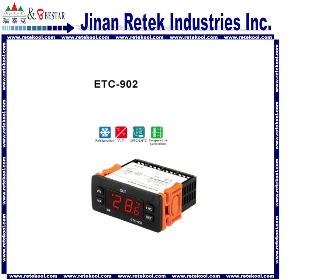 Refrigeration Parts Electronic Digital Temperature Controller (etc 961)