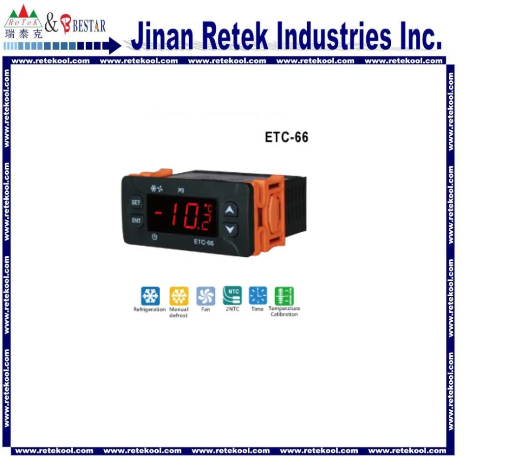 Refrigeration Parts Electronic Digital Temperature Controller (etc 961)