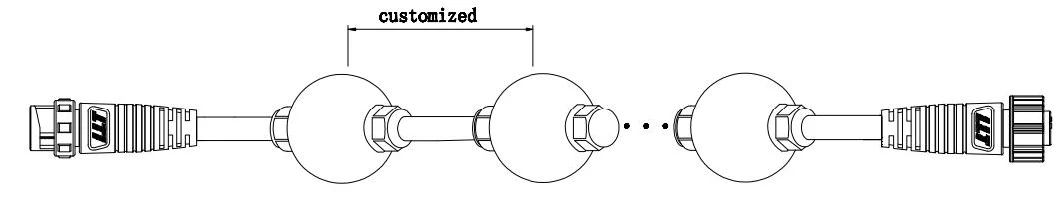 0.028 AMPS 12 VDC Pixel LED Light