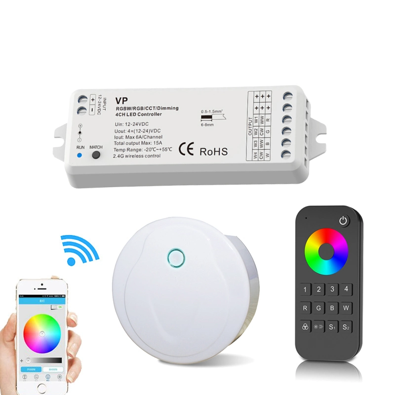 RF Remote Controller 2.4G Wireless RGBW WiFi APP Control for LED Pool Lights Strip Bulb Panel Down Light