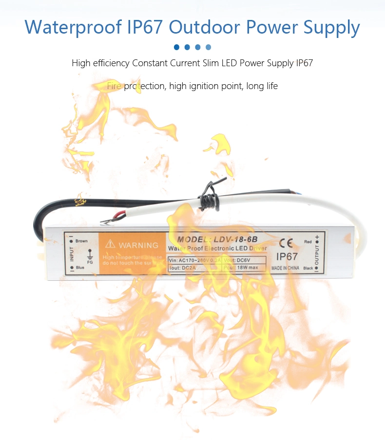 IP67 Ldv-18-48 18W 48V 0.4A LED Driver Switching Power Supply