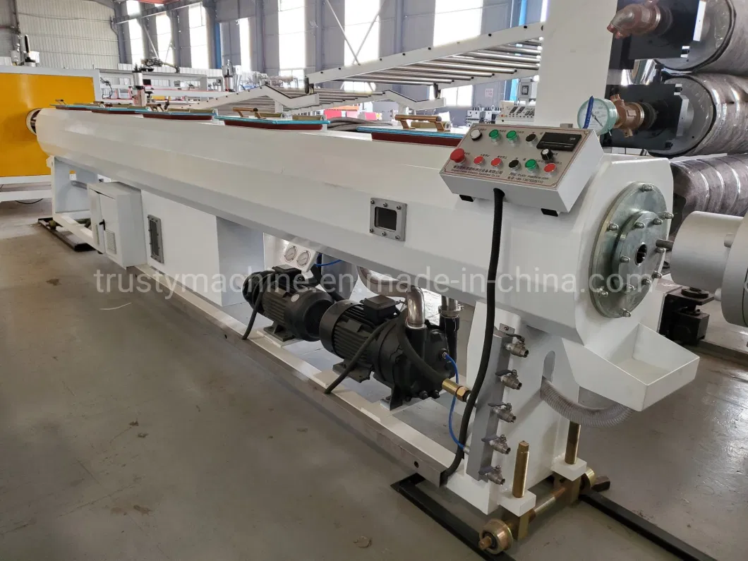 50mm-160mm PVC Pipe Machine PVC Water Supply Pipe Extrusion Line