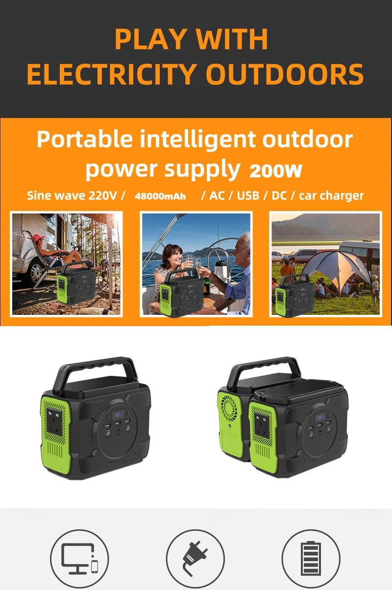 200W LED Power Supply Emergency Storage Outdoor Power Supply