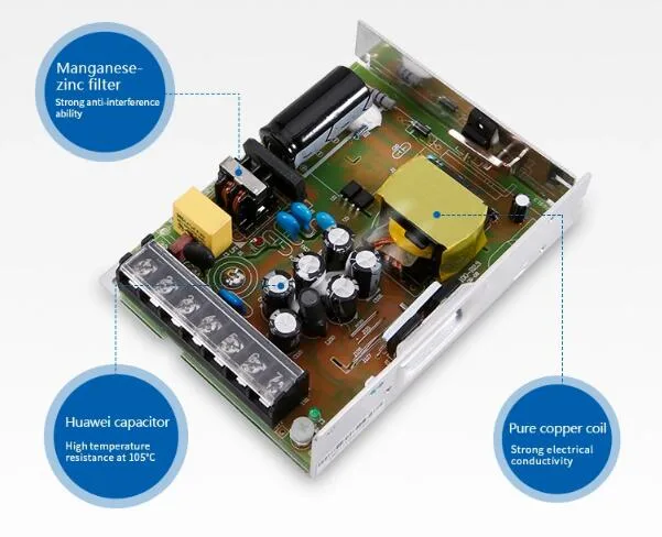 DC Switching Power Supply Lrs-100-12 Ultra-Thin AC 100-240V to DC12V 8.5A Converter Switch Transformer for CCTV, Computer Project, 3D Printer, LED Strip Light,