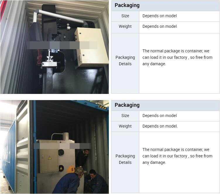 We67K- 135t3200 4+1 Axis Press Brake Machine Bend 2mm 4mm 6mm Sheet Metal