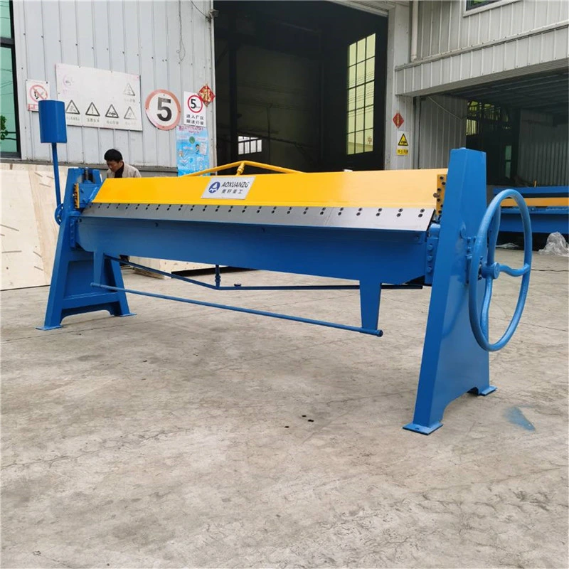 Manual Steel Plate Bending and Folding Machine (hand brake) Thin Plates